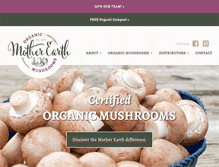 Tablet Screenshot of organicmushrooms.com